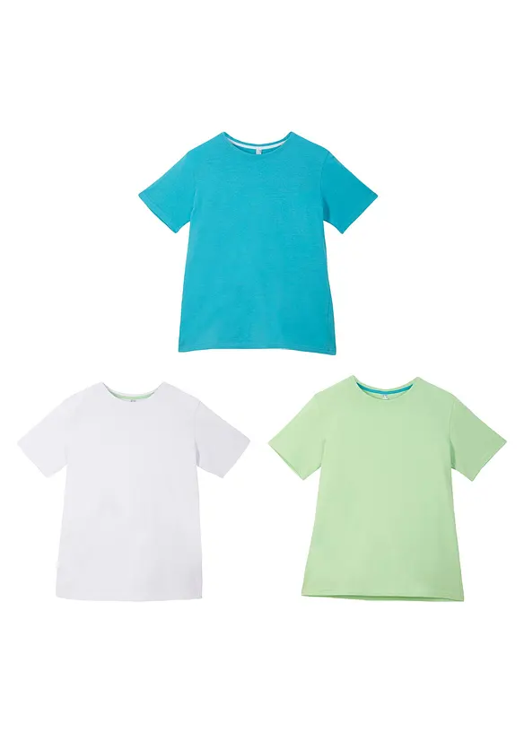 T-shirt (set van 3) van katoen, bonprix