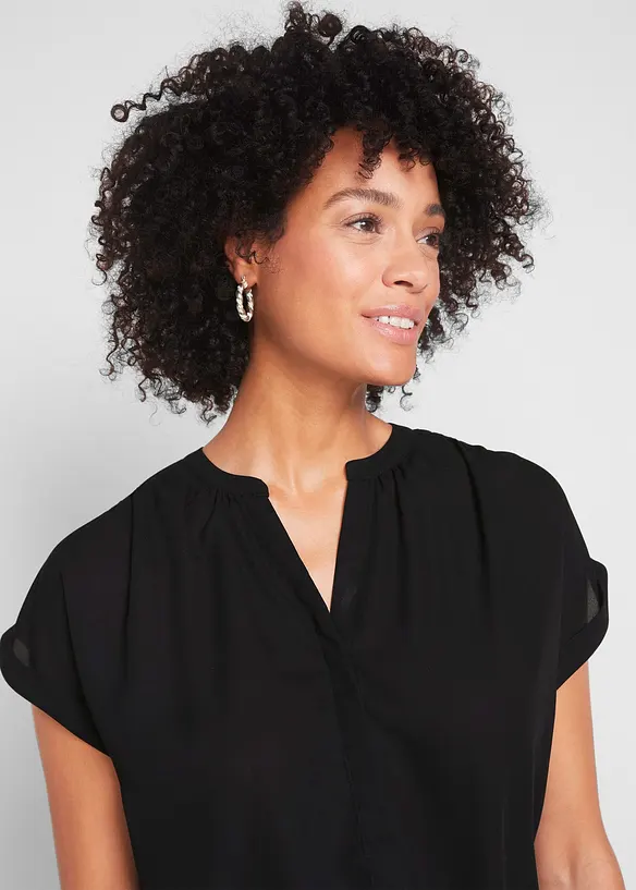 Tuniekblouse van georgette, bonprix