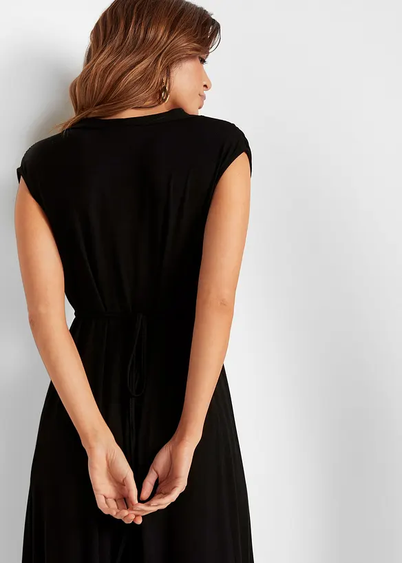 Jersey maxi jurk met viscose, bonprix
