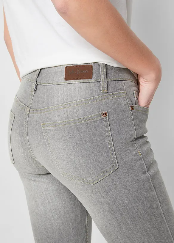 Bootcut comfort stretch jeans, mid waist, bonprix