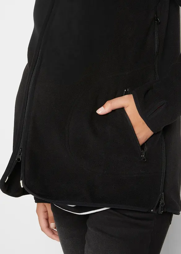 Fleece zwangerschapsvest / draagvest, bonprix