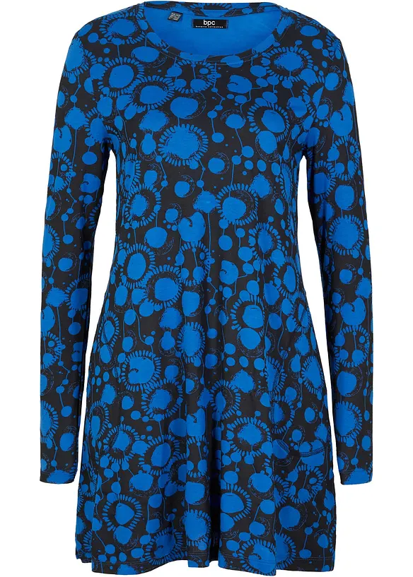 Gedessineerd longshirt van viscose, bonprix