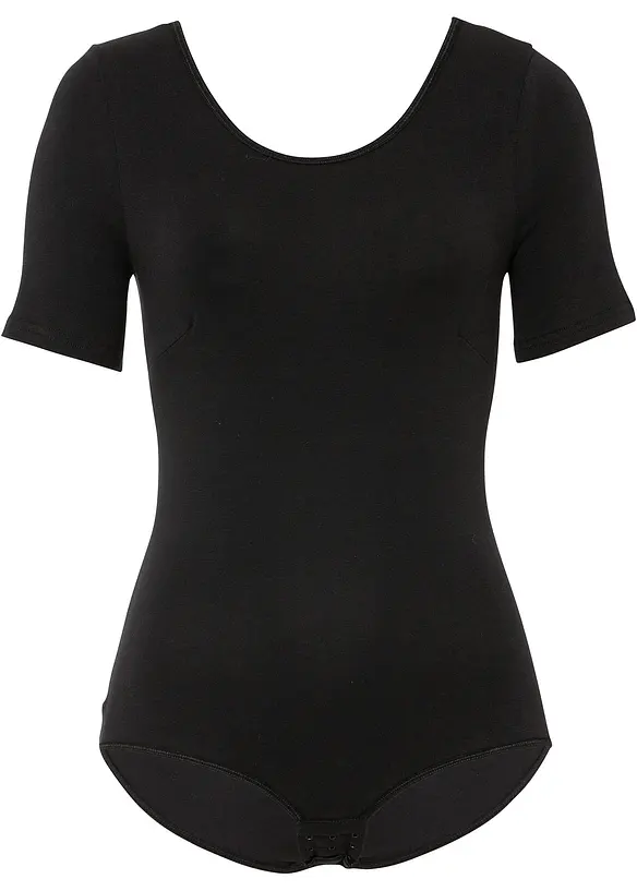 Body met halflange mouwen en katoen, bonprix