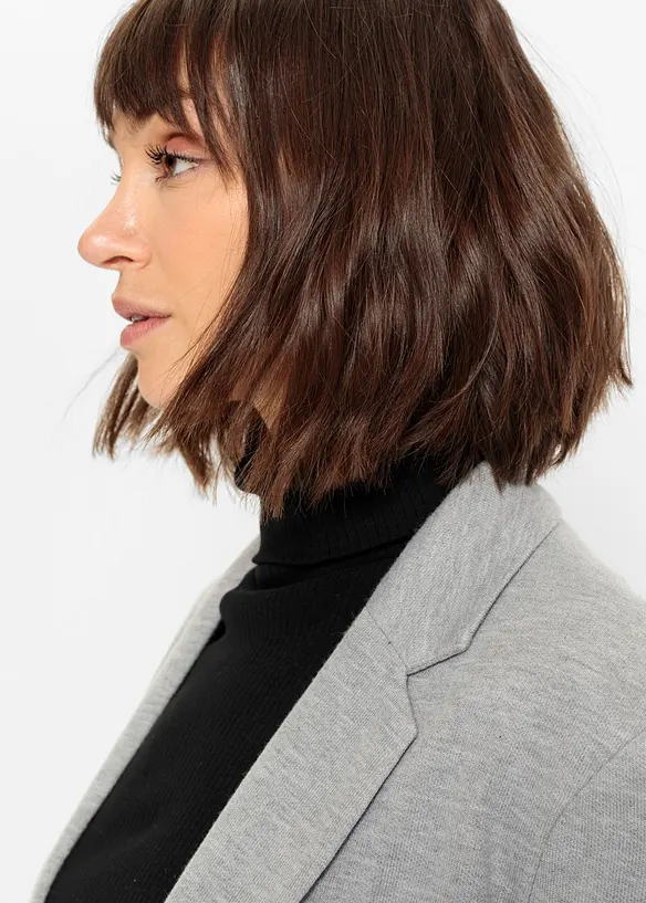 Lange jersey blazer met zakken, bonprix