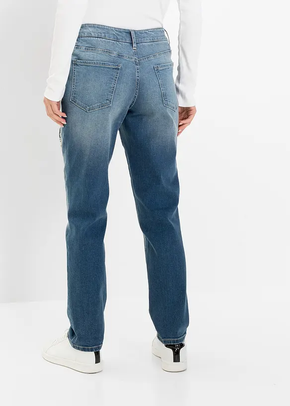 Boyfriend jeans mid waist, bonprix