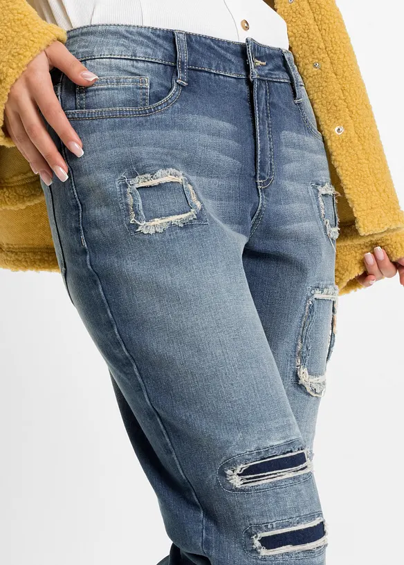 Boyfriend jeans mid waist, bonprix