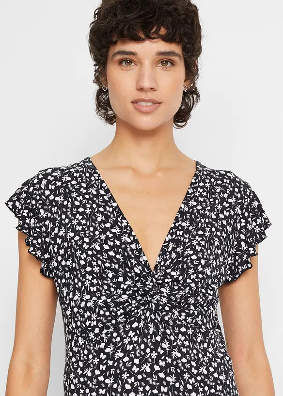 Shirt met viscose, bonprix