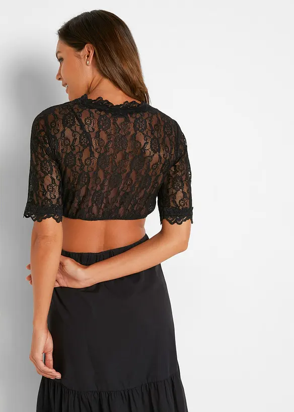 Kanten dirndl blouse, bonprix