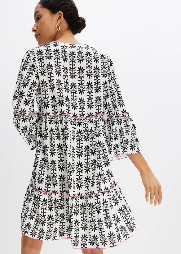 Tuniekjurk van vloeiende viscose, bonprix