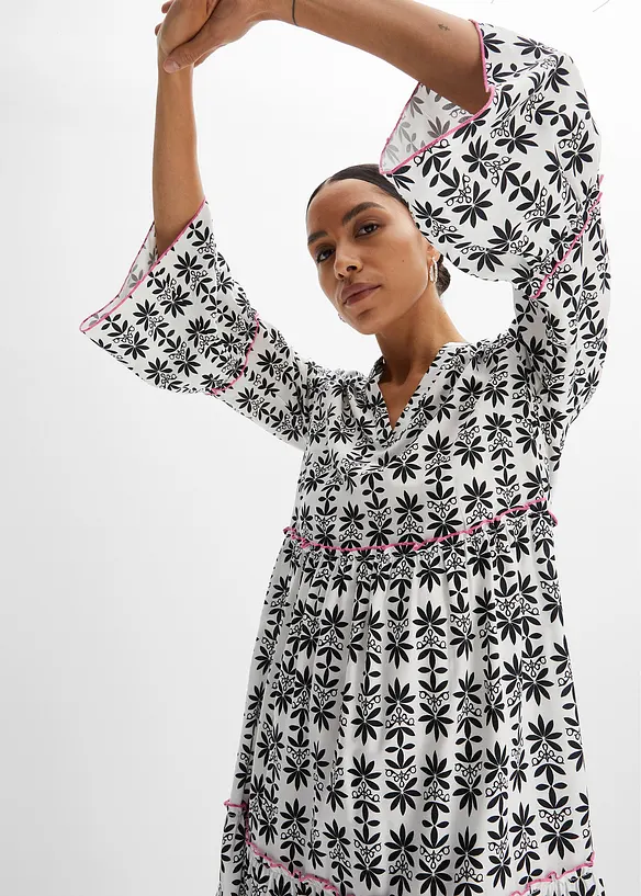 Tuniekjurk van vloeiende viscose, bonprix
