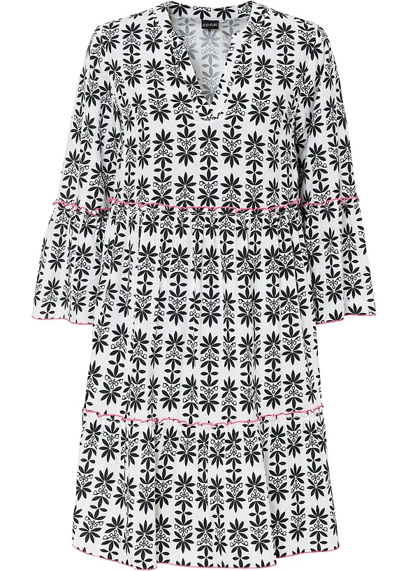 Tuniekjurk van vloeiende viscose, bonprix