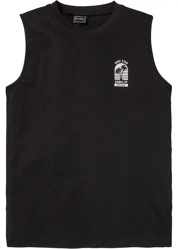 Muscle shirt van katoen, loose fit, bonprix