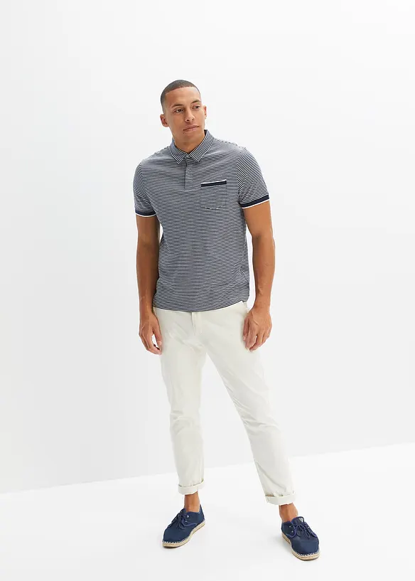 Gestreept poloshirt, bonprix
