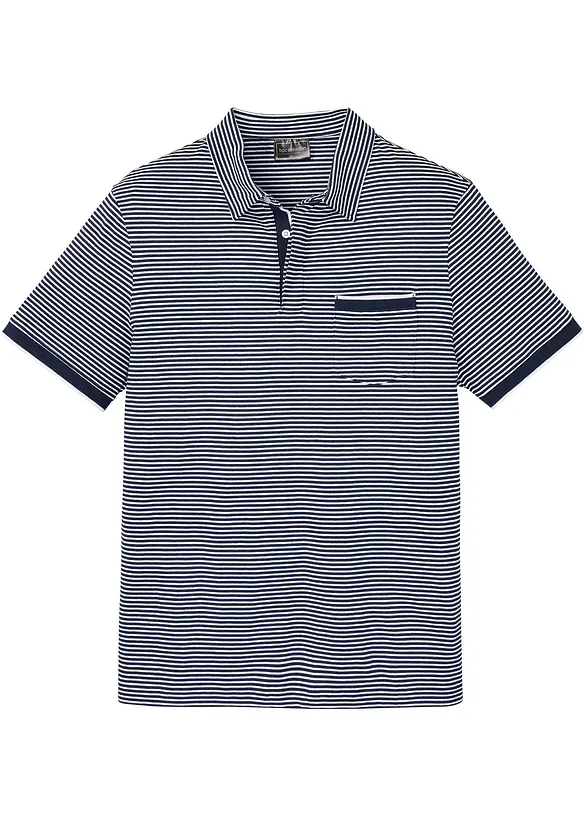Gestreept poloshirt, bonprix
