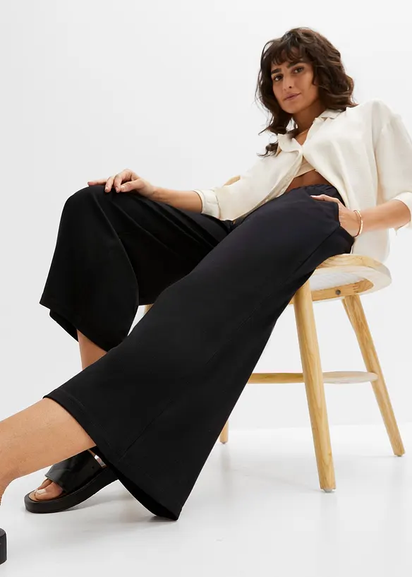 Jersey broek met een comfortabele band, bonprix