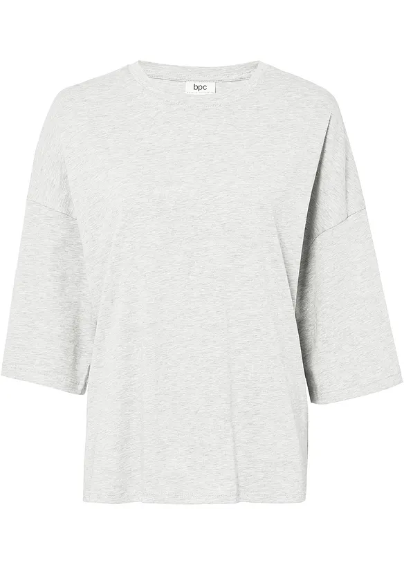 Katoenen oversized shirt, halflange mouw, bonprix