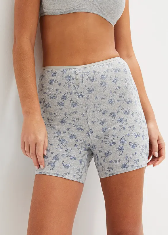 Lange dames boxer met biologisch katoen (set van 4), bonprix