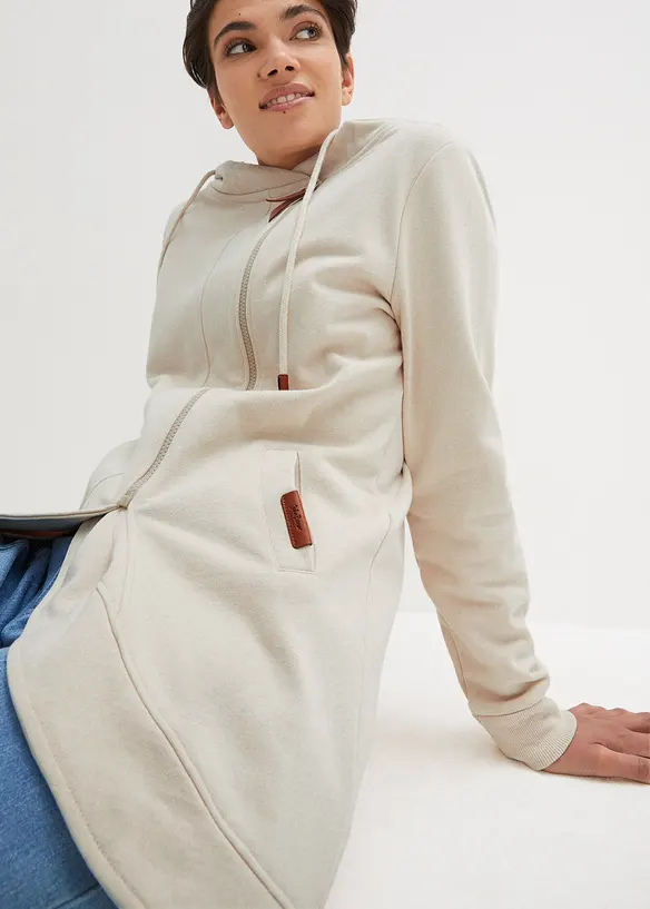 Sweatvest met capuchon, bonprix