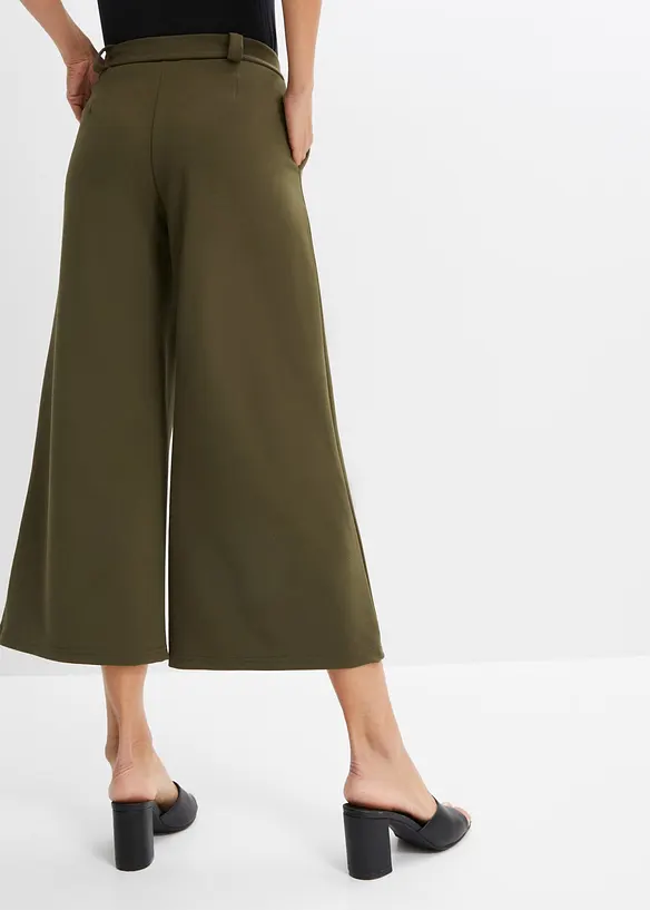 7/8 broek van jersey-crêpe, BODYFLIRT