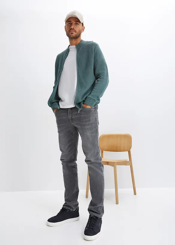 Gebreid vest van katoen, bonprix