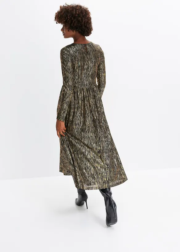 Chiffon jurk met glitter, BODYFLIRT boutique