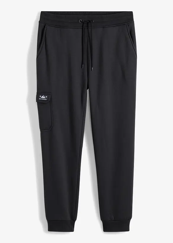 Thermo joggingbroek met cargozakken en teddy voering, bonprix