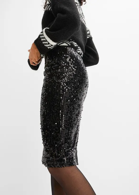 Rok met pailletten, bonprix