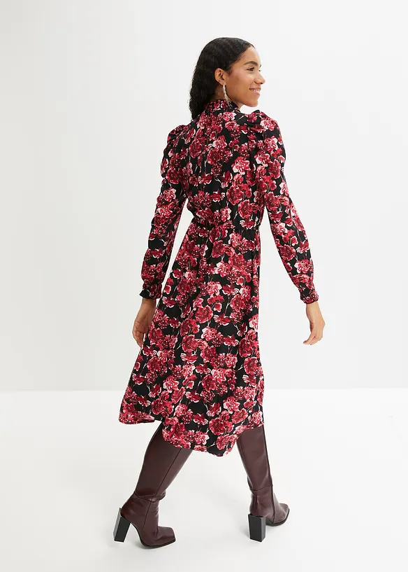 Midi jurk met bloemenpatroon, RAINBOW