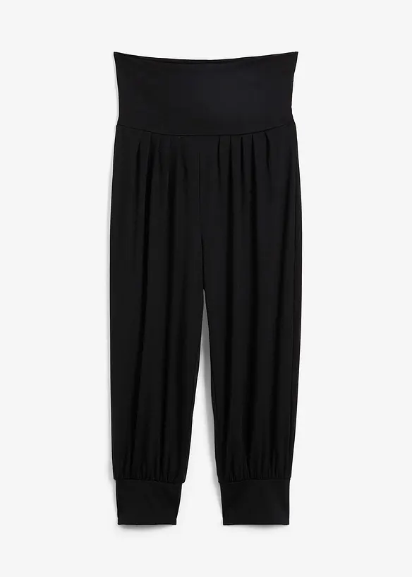 Loungewear harembroek in caprilengte, bonprix
