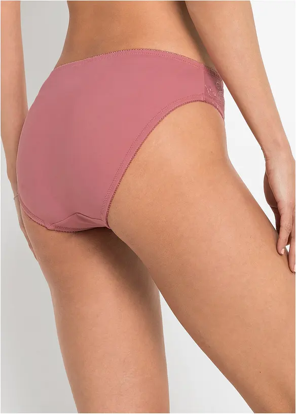 Slip met borduursel (set van 2), bonprix