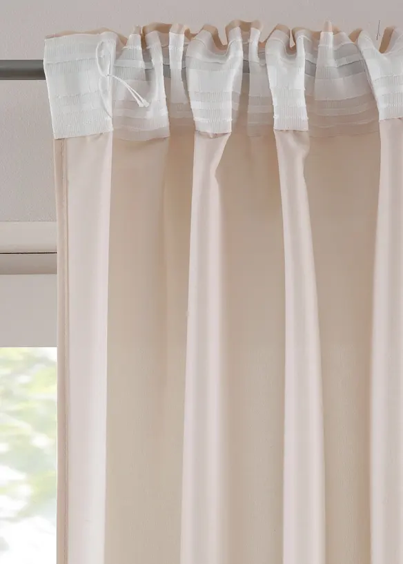 Microvezel gordijn (1 stuk), bonprix
