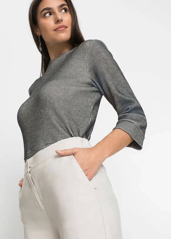 Lichte Marlene Dietrich broek met viscose, bonprix