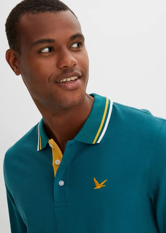 Poloshirt van biologisch katoen (set van 2), bonprix