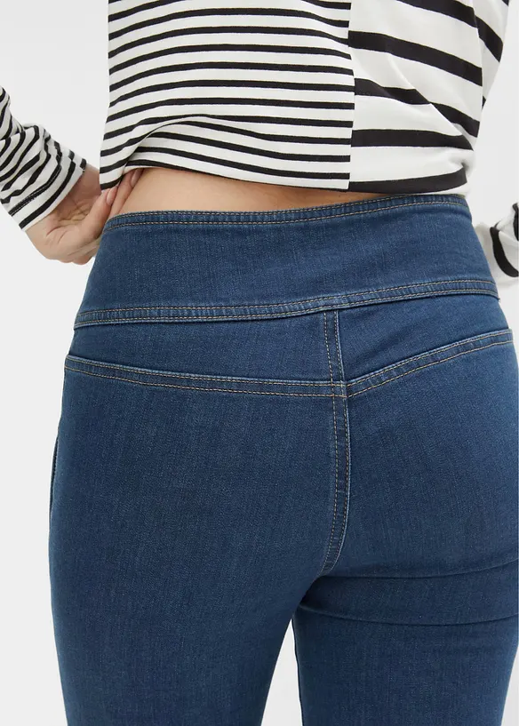 Flared jeans met ritsdetail, RAINBOW