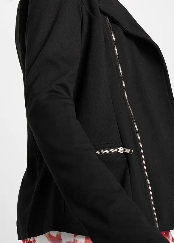 Biker jas in een viscosemix, bonprix