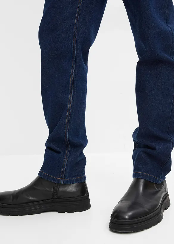 Classic fit jeans met deels elastische tailleband, straight, bonprix