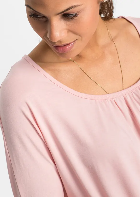 Oversized shirt in een viscosemix, bonprix