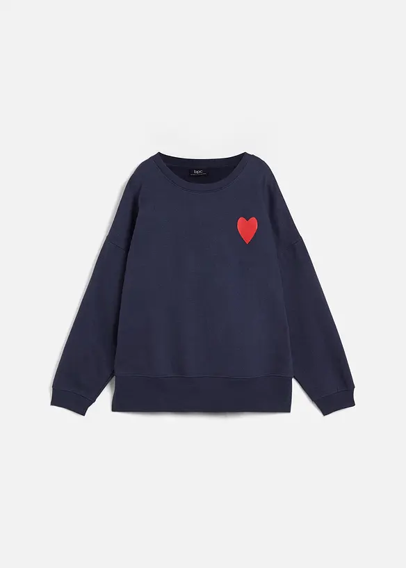 Oversized sweater van biologisch katoen, bonprix