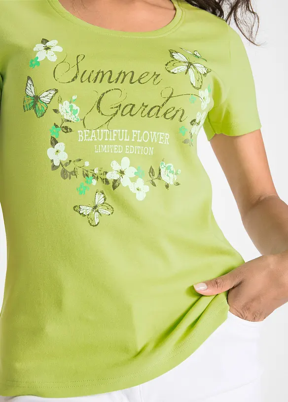 Katoenen shirt, korte mouw, bonprix