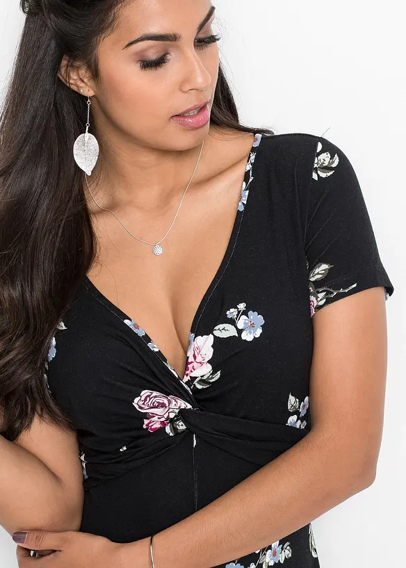 Jersey jurk in een viscosemix, bonprix