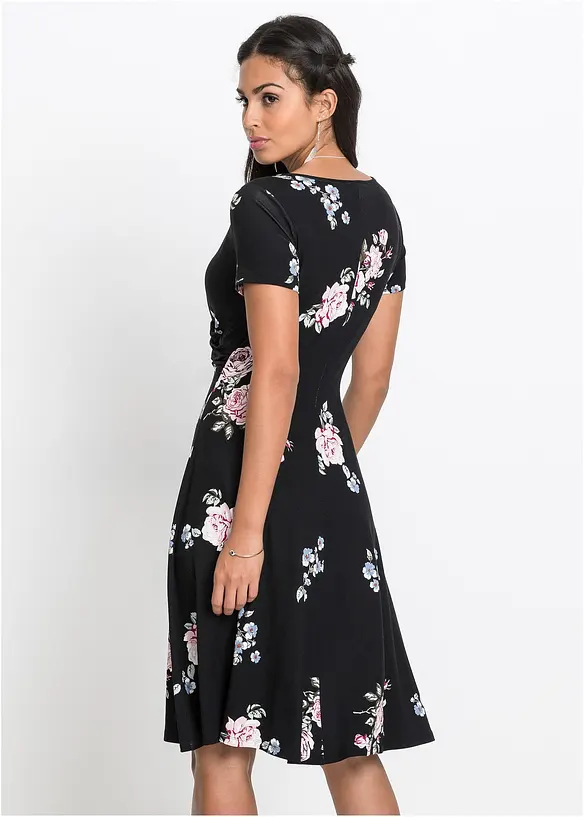 Jersey jurk in een viscosemix, bonprix