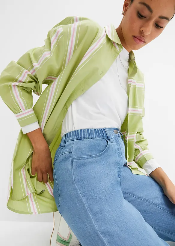 Mom jeans met high waist, stretch, bonprix