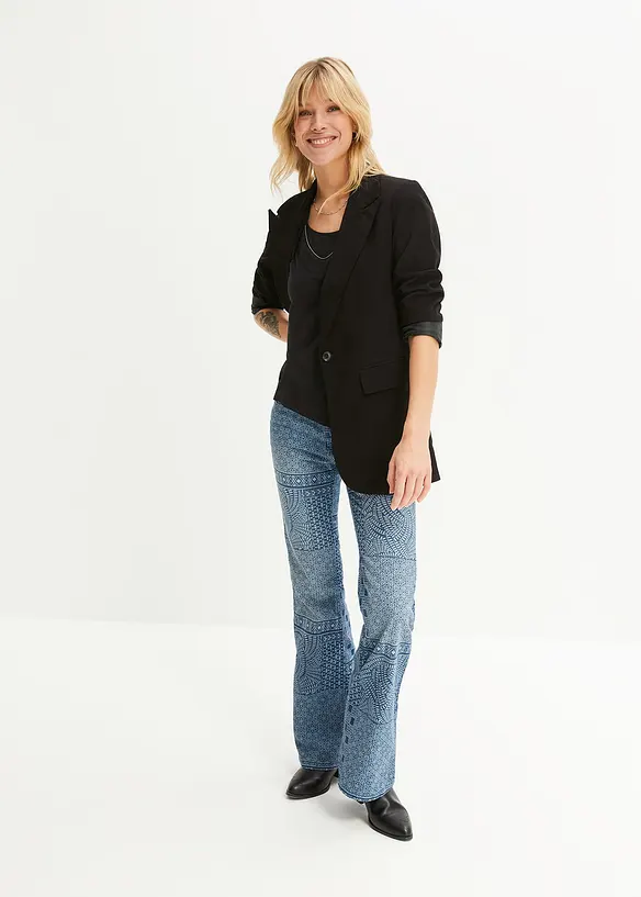 Shirt in een viscosemix, bonprix