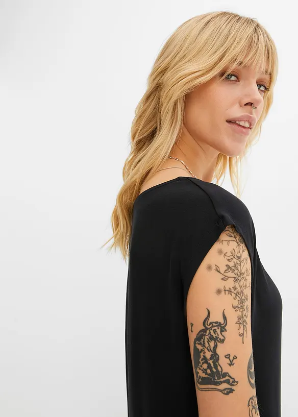 Shirt in een viscosemix, bonprix