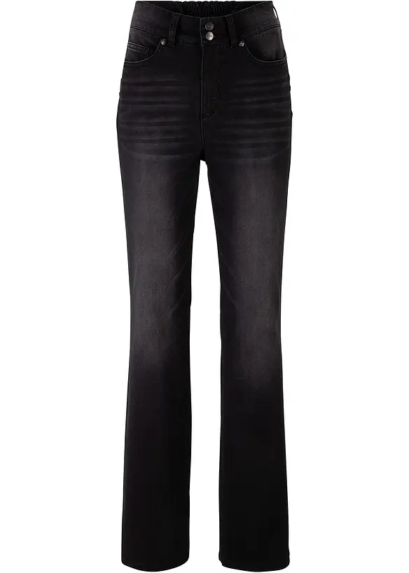 Corrigerende jeans mid waist, bootcut, bonprix