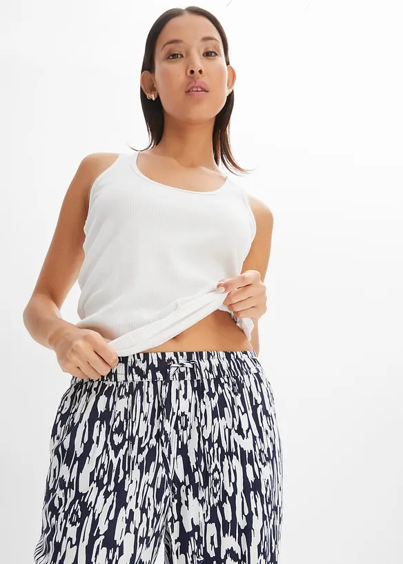 Instapbroek van soepele viscose, bonprix