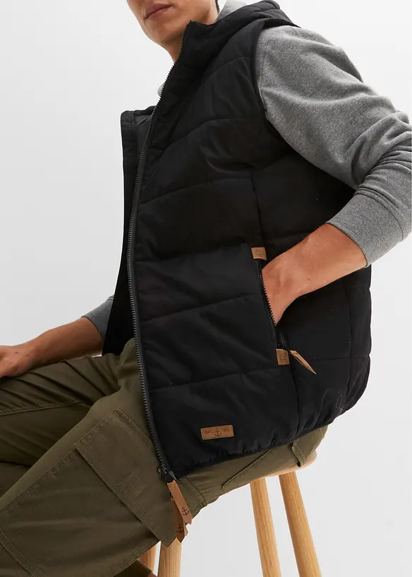 Bodywarmer met capuchon, bonprix