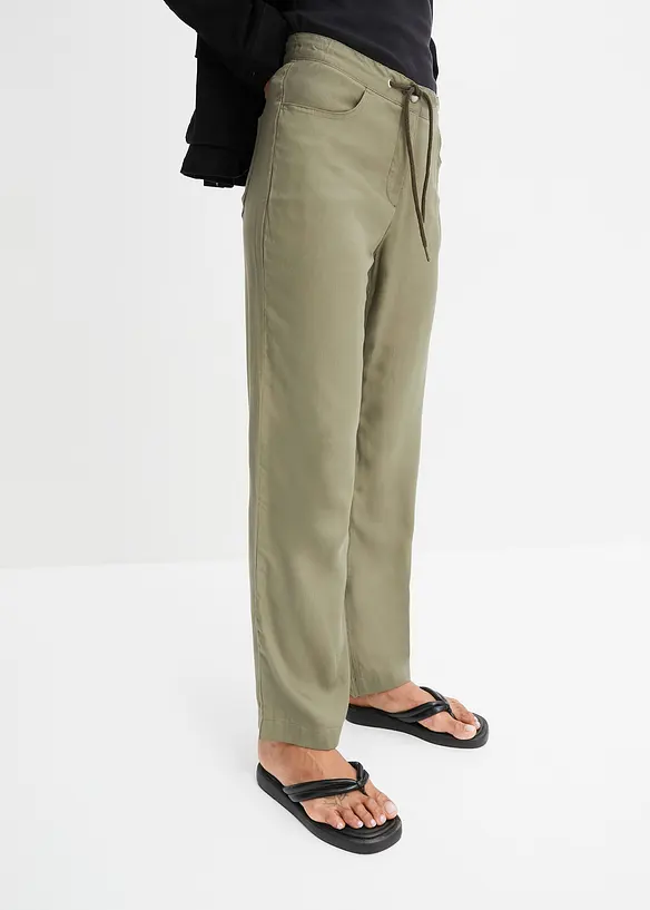 Lichte cargo broek van soepele Lyocell, bonprix