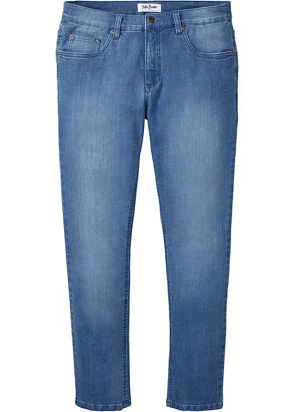 Slim fit stretch jeans, straight, bonprix