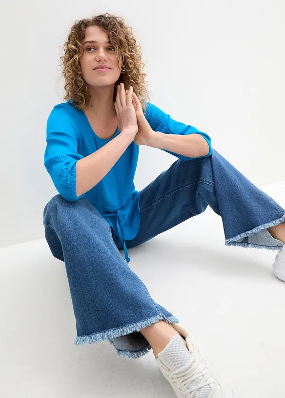 Crinkle tuniek van zachte viscose, bonprix